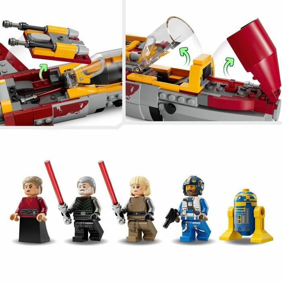 Playset Lego Star Wars 75364 New Republic E-Wing vs Shin Hati's Starfighter 1056 Pieces - Little Baby Shop