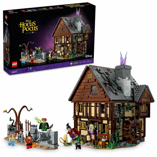 Playset Lego Disney Hocus Pocus - Sanderson Sisters' Cottage 21341 2316 Pieces - Little Baby Shop