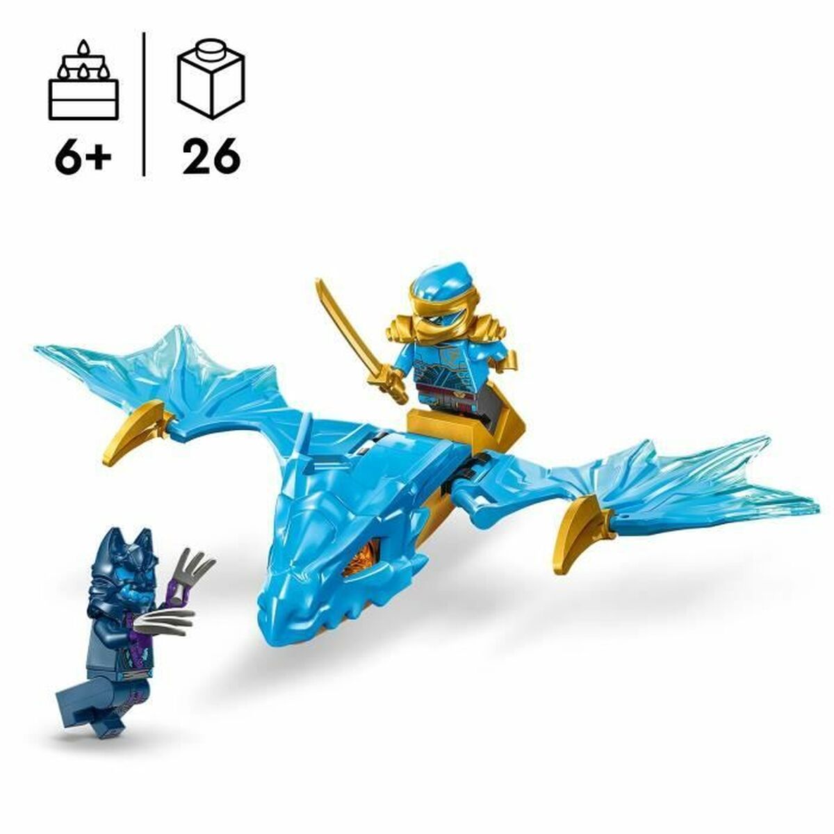 Playset Lego 71802 Nya's Rising Dragon Attack - Little Baby Shop