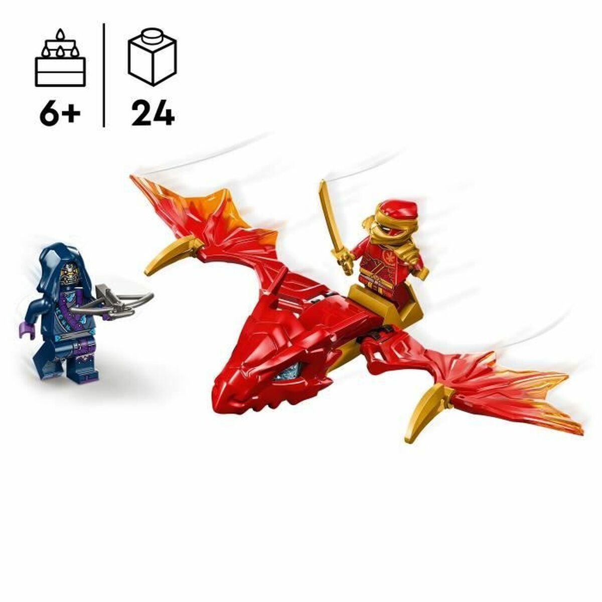 Playset Lego 71801 Kai Rising Dragon Attack - Little Baby Shop