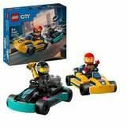 Playset Lego 60400 Karts and Racing Drivers - Little Baby Shop