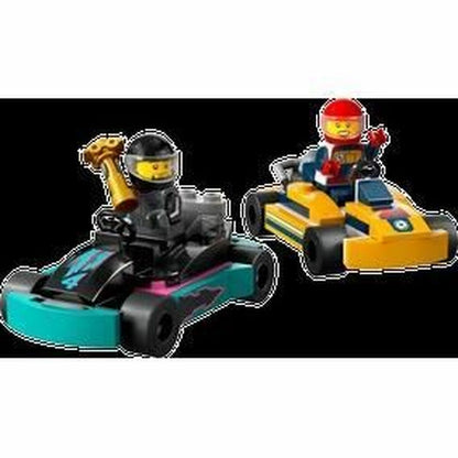 Playset Lego 60400 Karts and Racing Drivers - Little Baby Shop