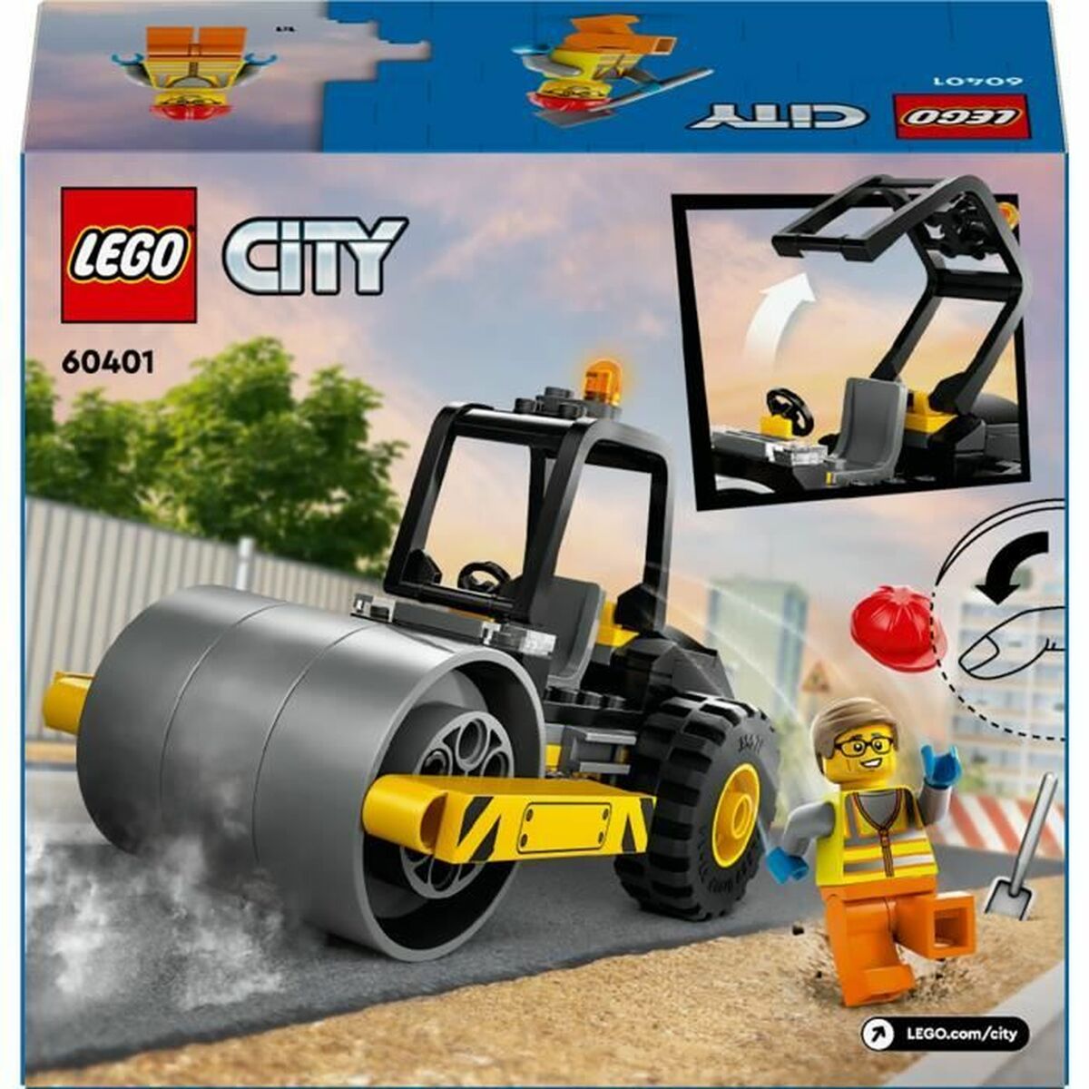 Playset Lego 60401 Road roller - Little Baby Shop