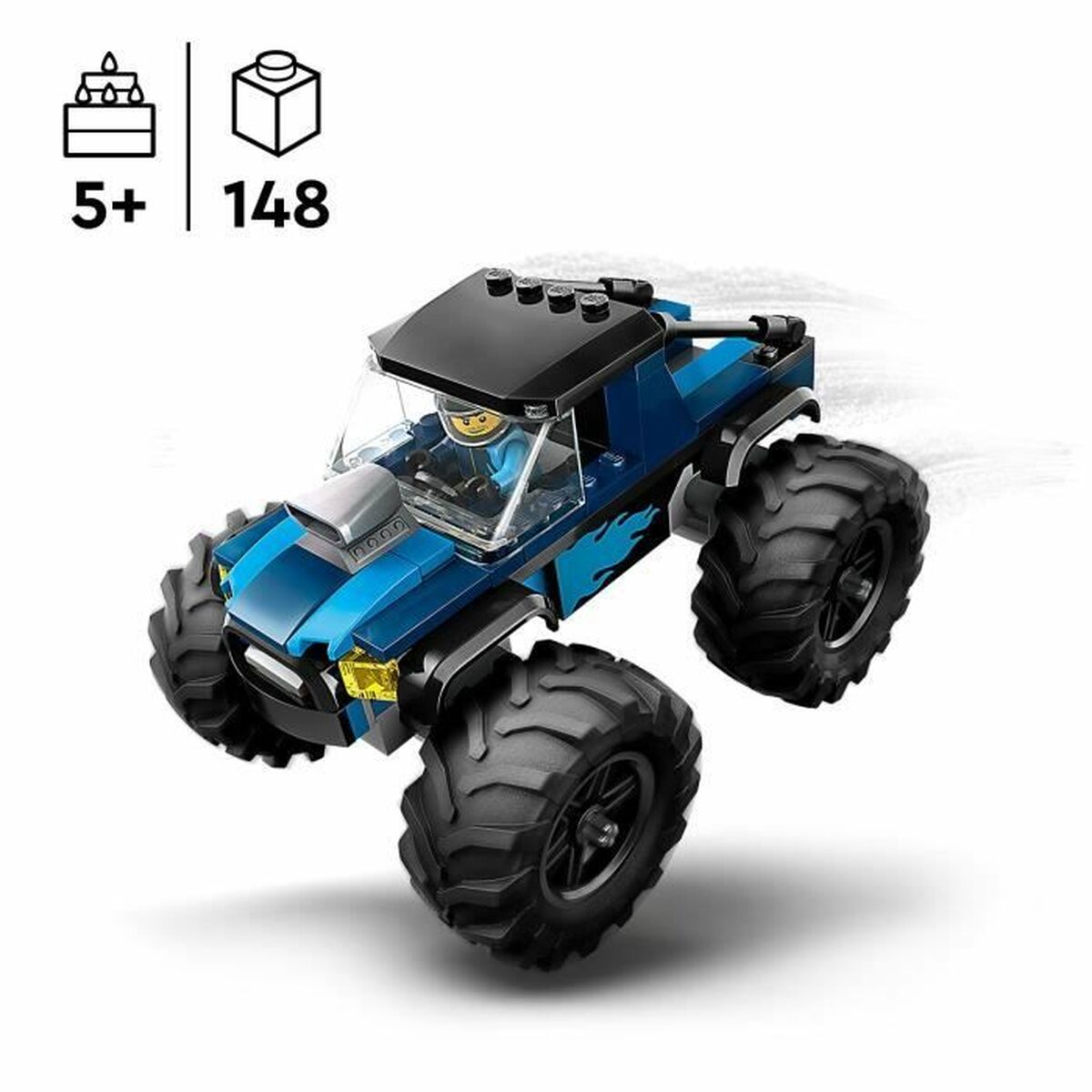 Playset Lego 60402 Monster Truck Blue - Little Baby Shop