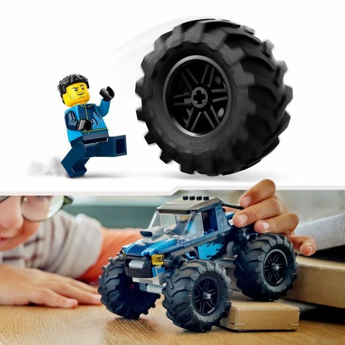 Playset Lego 60402 Monster Truck Blue - Little Baby Shop