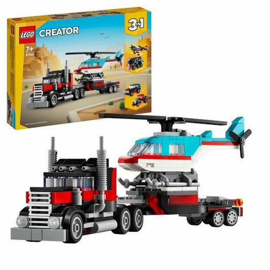 Playset Lego 31146 Creator Platform Truck with Helicopter 270 Pieces - Little Baby Shop