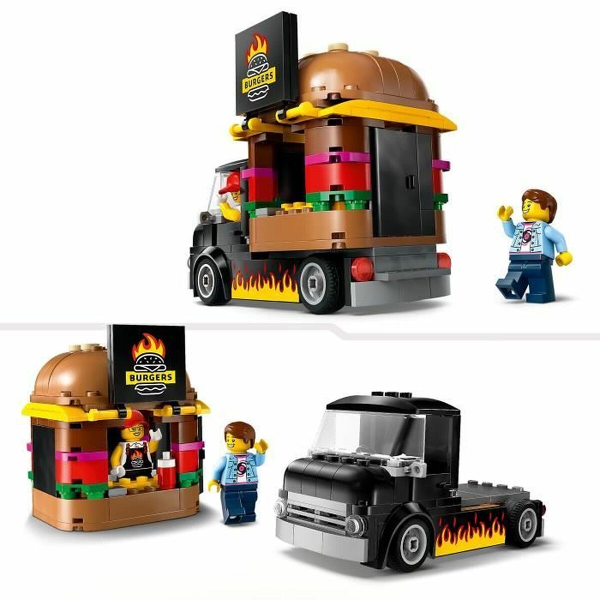 Playset Lego 60404 Hamburger truck - Little Baby Shop