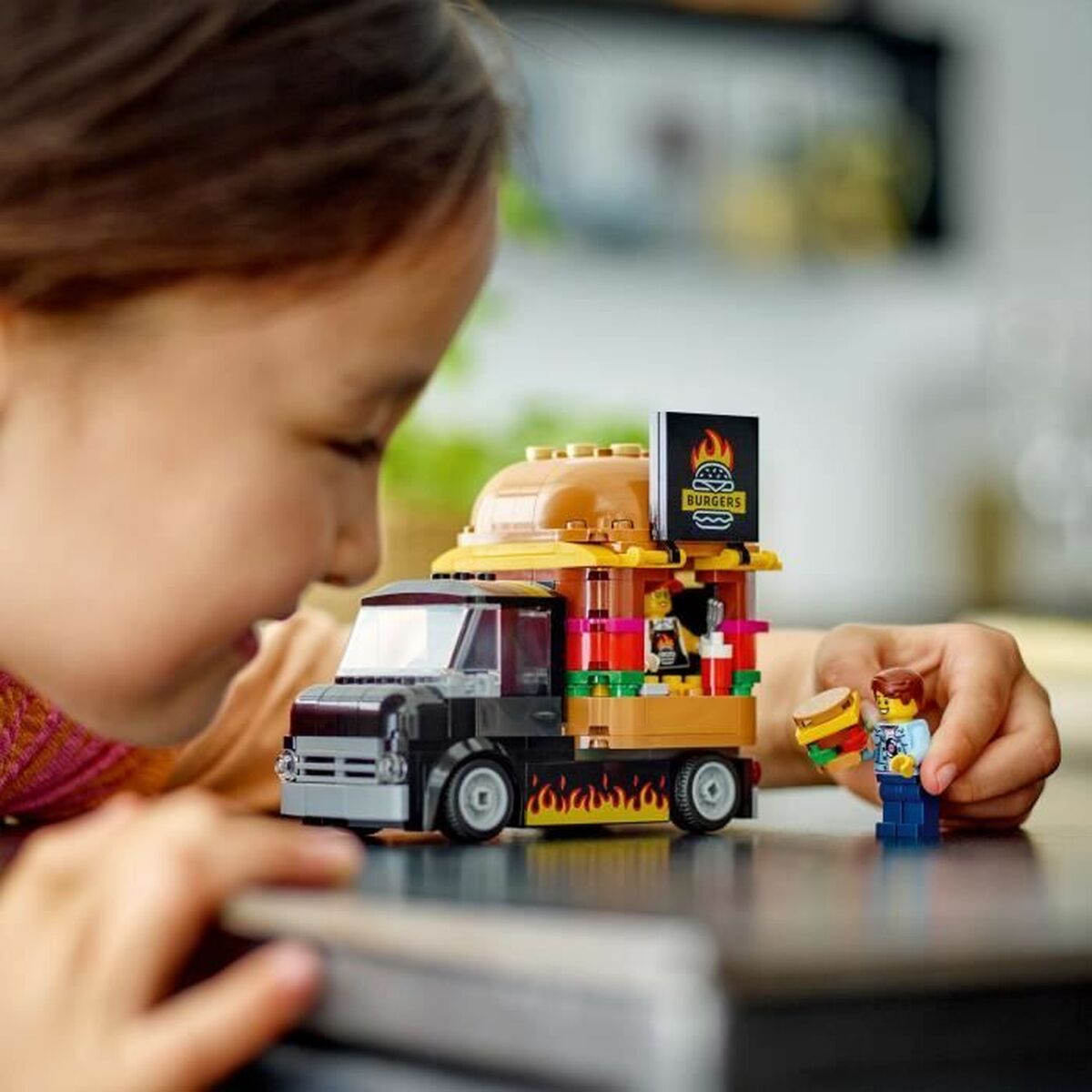 Playset Lego 60404 Hamburger truck - Little Baby Shop