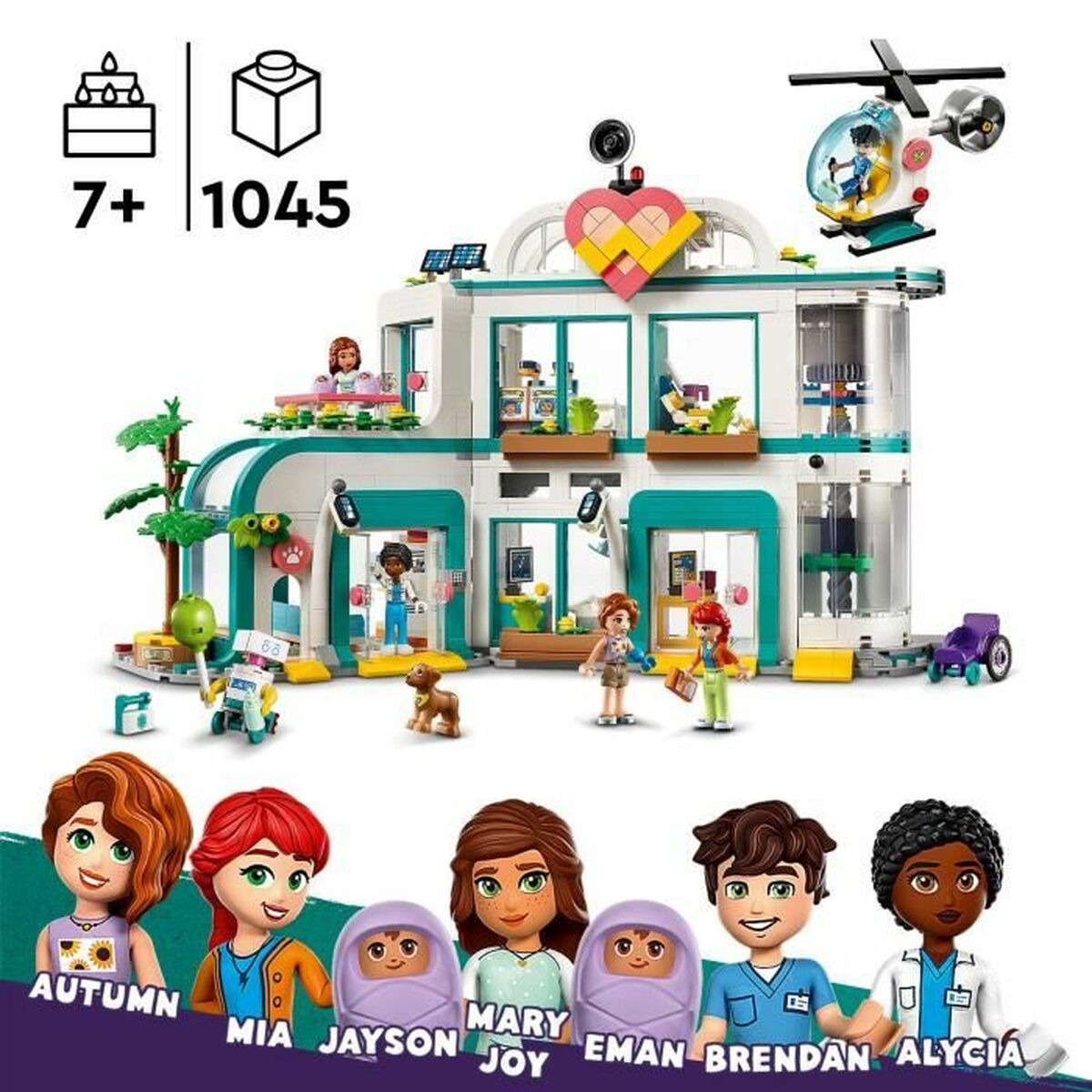 Playset Lego 42621 Heartlake City Hospital - Little Baby Shop