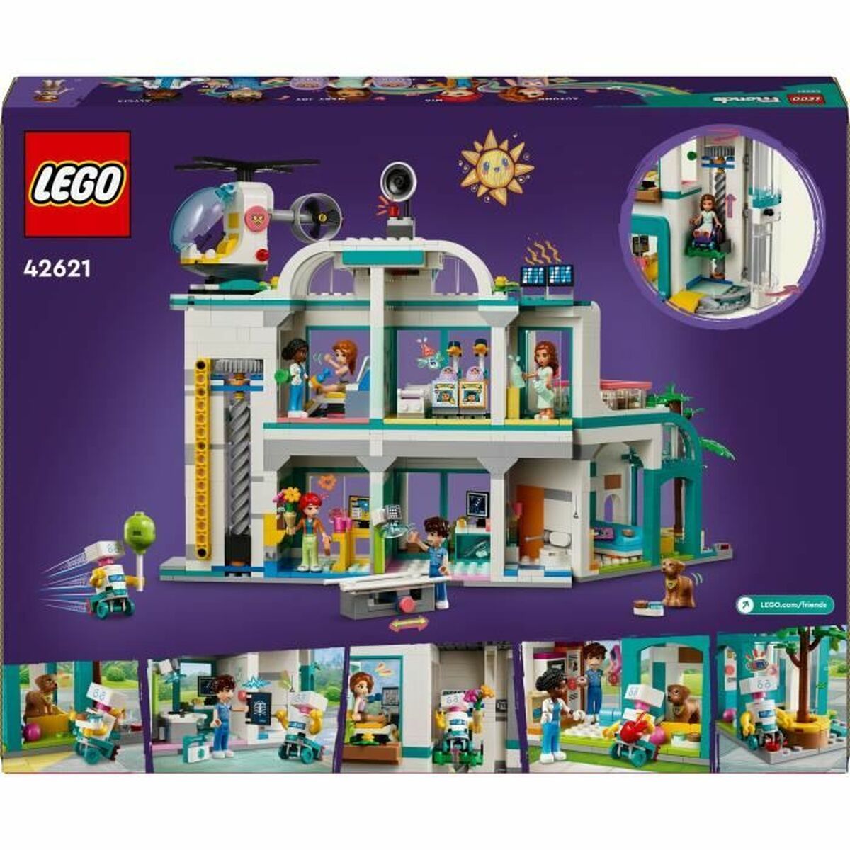 Playset Lego 42621 Heartlake City Hospital - Little Baby Shop