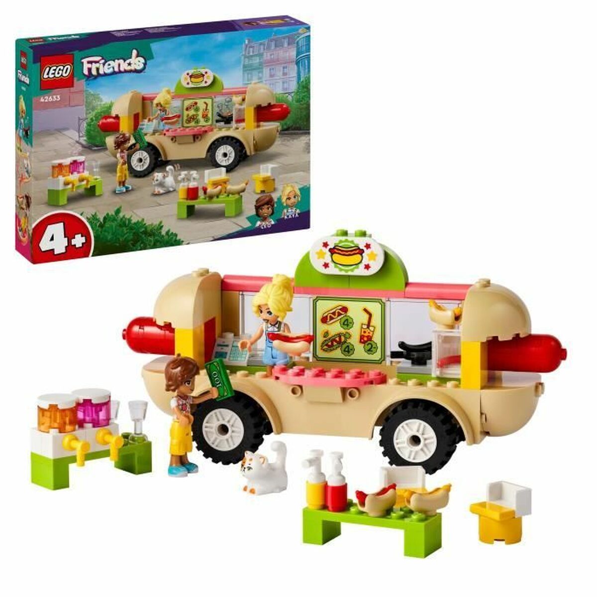 Playset Lego 42633 Hot Dog Truck - Little Baby Shop