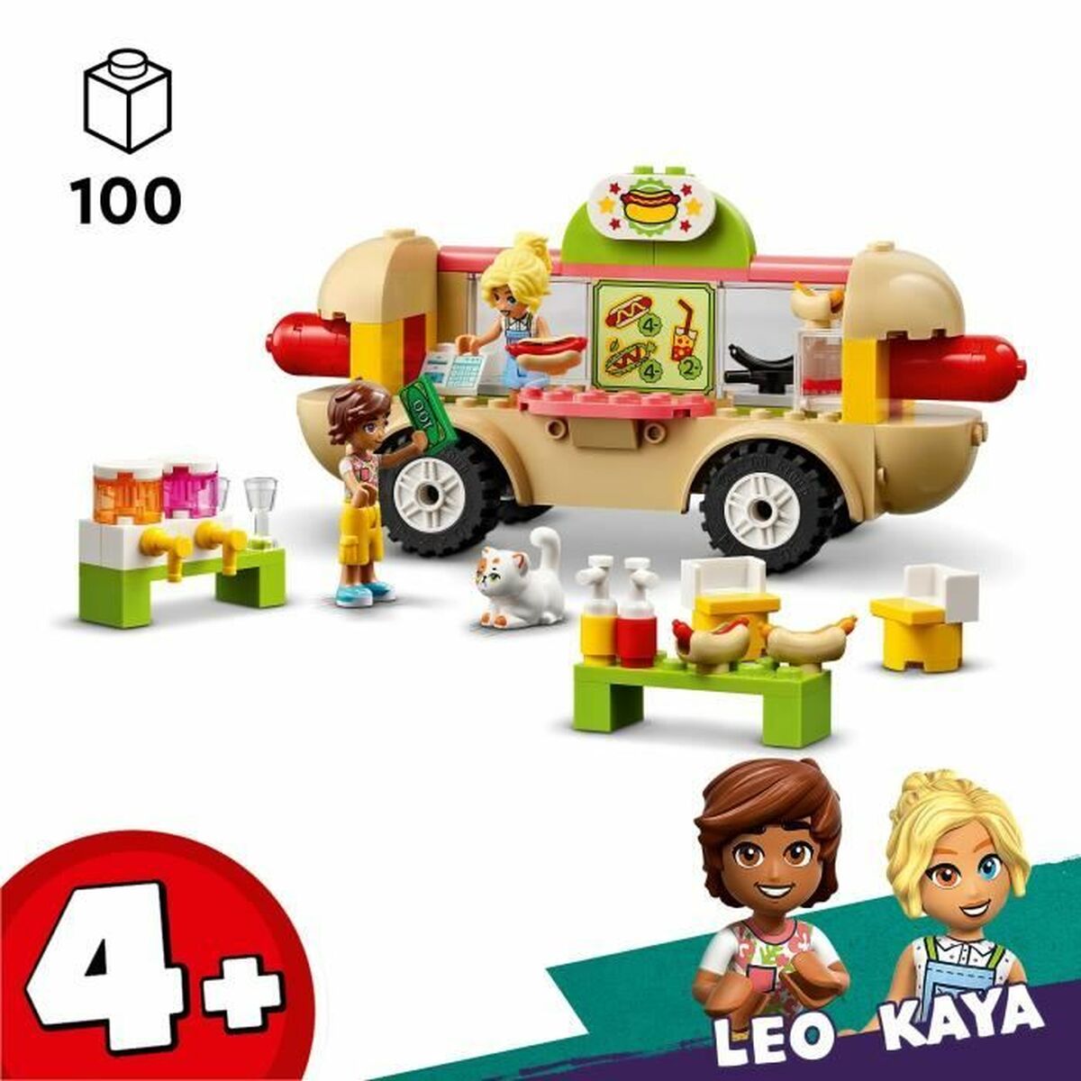 Playset Lego 42633 Hot Dog Truck - Little Baby Shop