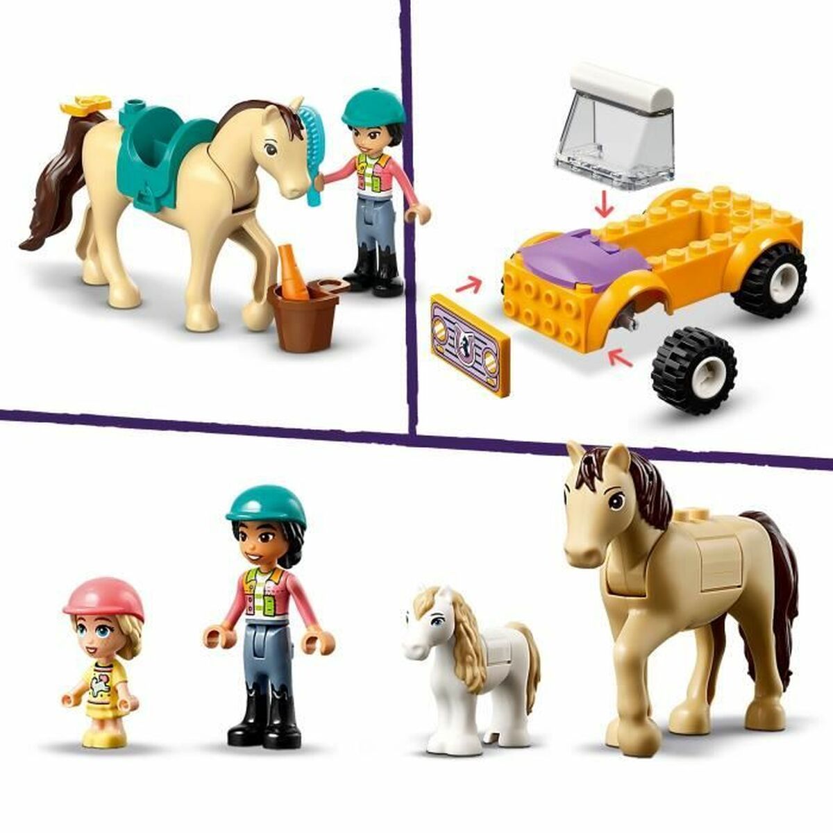 Playset Lego 42634 Horse & Pony Trailer - Little Baby Shop