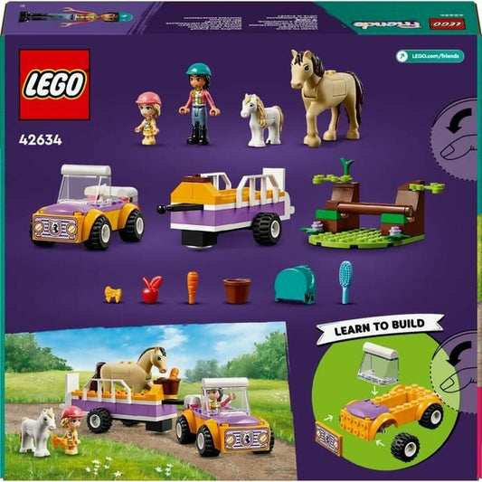 Playset Lego 42634 Horse & Pony Trailer - Little Baby Shop