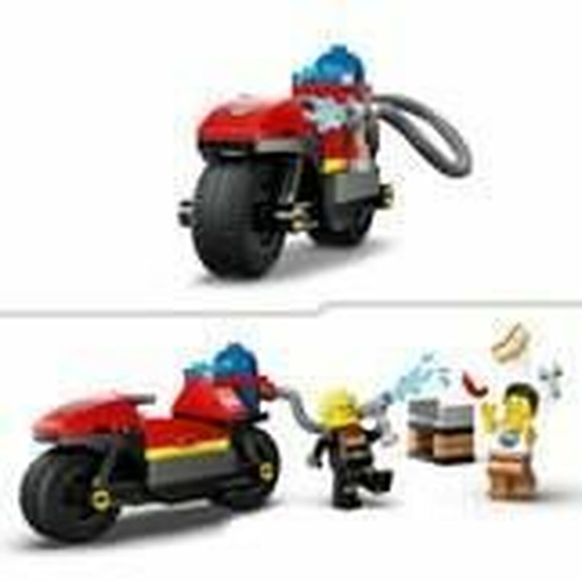 Playset Lego 60410 Fire Rescue Motorcycle 57 Pieces - Little Baby Shop