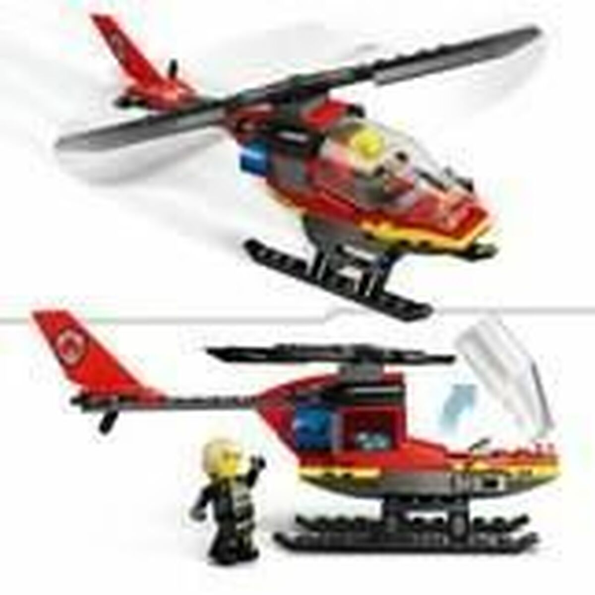 Playset Lego 60411 Fire Rescue Helicopter - Little Baby Shop