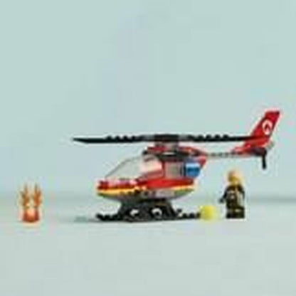 Playset Lego 60411 Fire Rescue Helicopter - Little Baby Shop