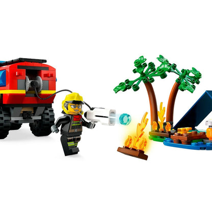 Playset Lego 60412 4x4 Fire Engine with Rescue Boat - Little Baby Shop