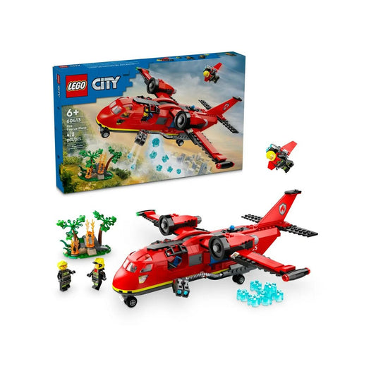 Playset Lego 60413 City Fire Rescue Plane - Little Baby Shop