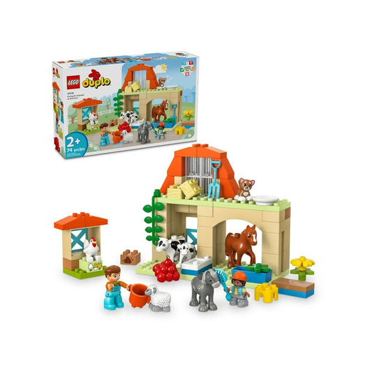 Playset Lego 10416 Caring for Animals at ther farm 74 Pieces - Little Baby Shop