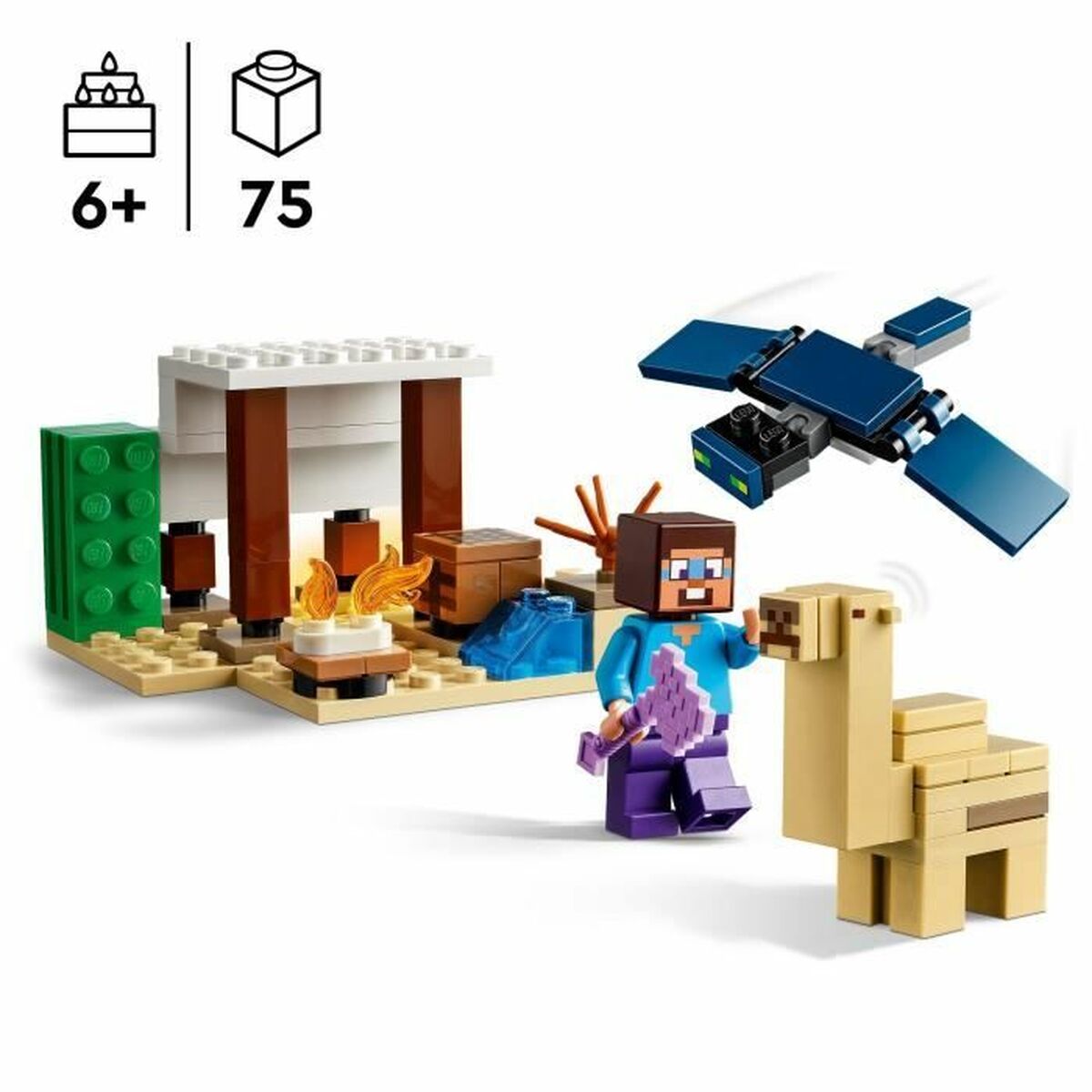 Playset Lego 21251 Minecraft : Steve´s Desert Expedition - Little Baby Shop