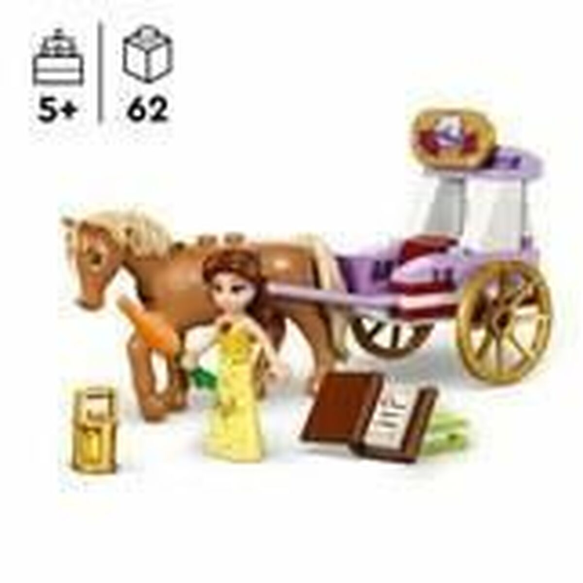 Playset Lego 43233 Bella's Fairy Tale Rickshaw - Little Baby Shop