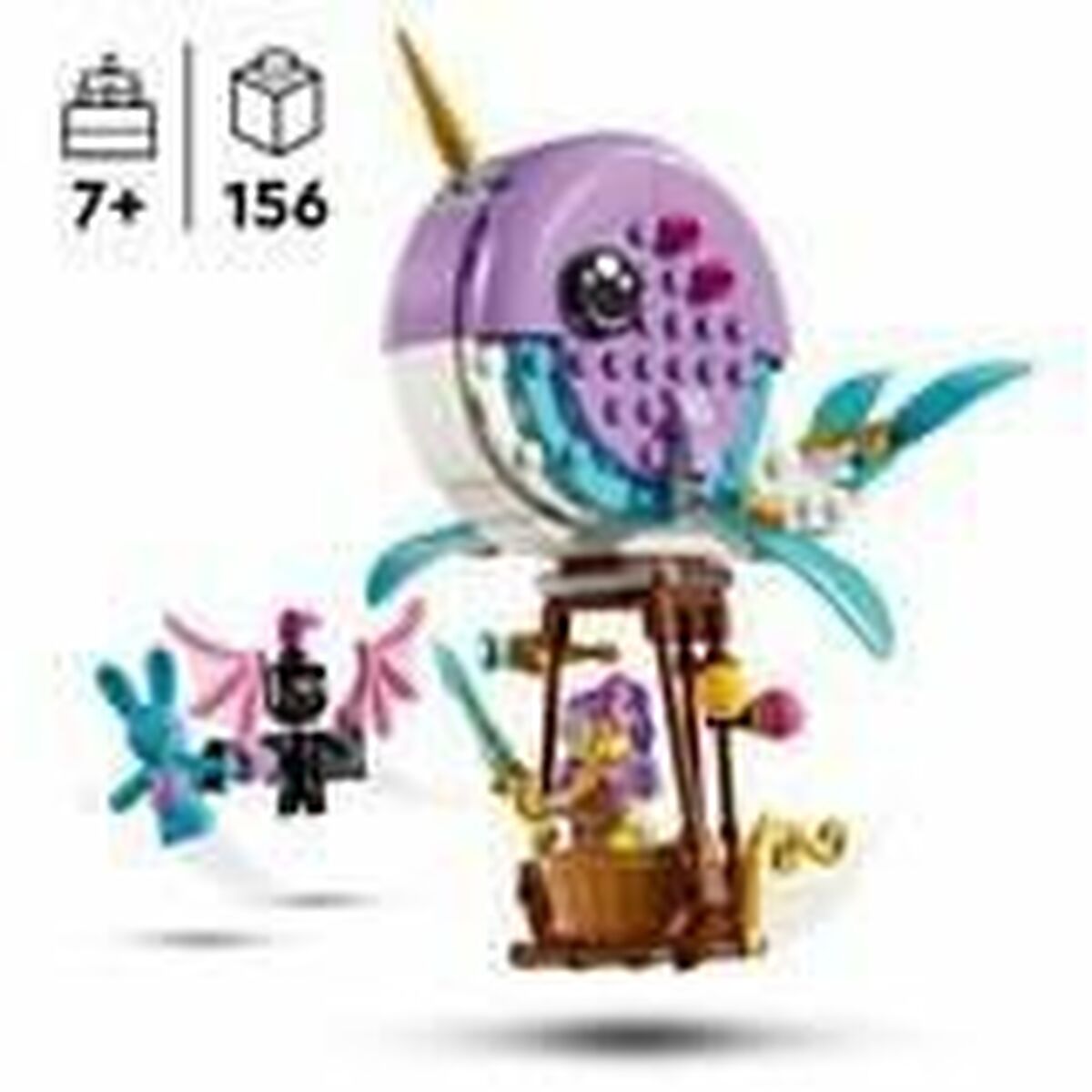 Playset Lego 71472 Izzie's Balloon-Narval - Little Baby Shop