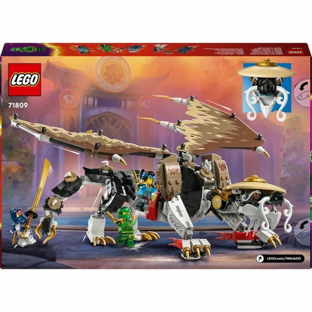 Playset Lego 71809 Master Dragon Egalt - Little Baby Shop