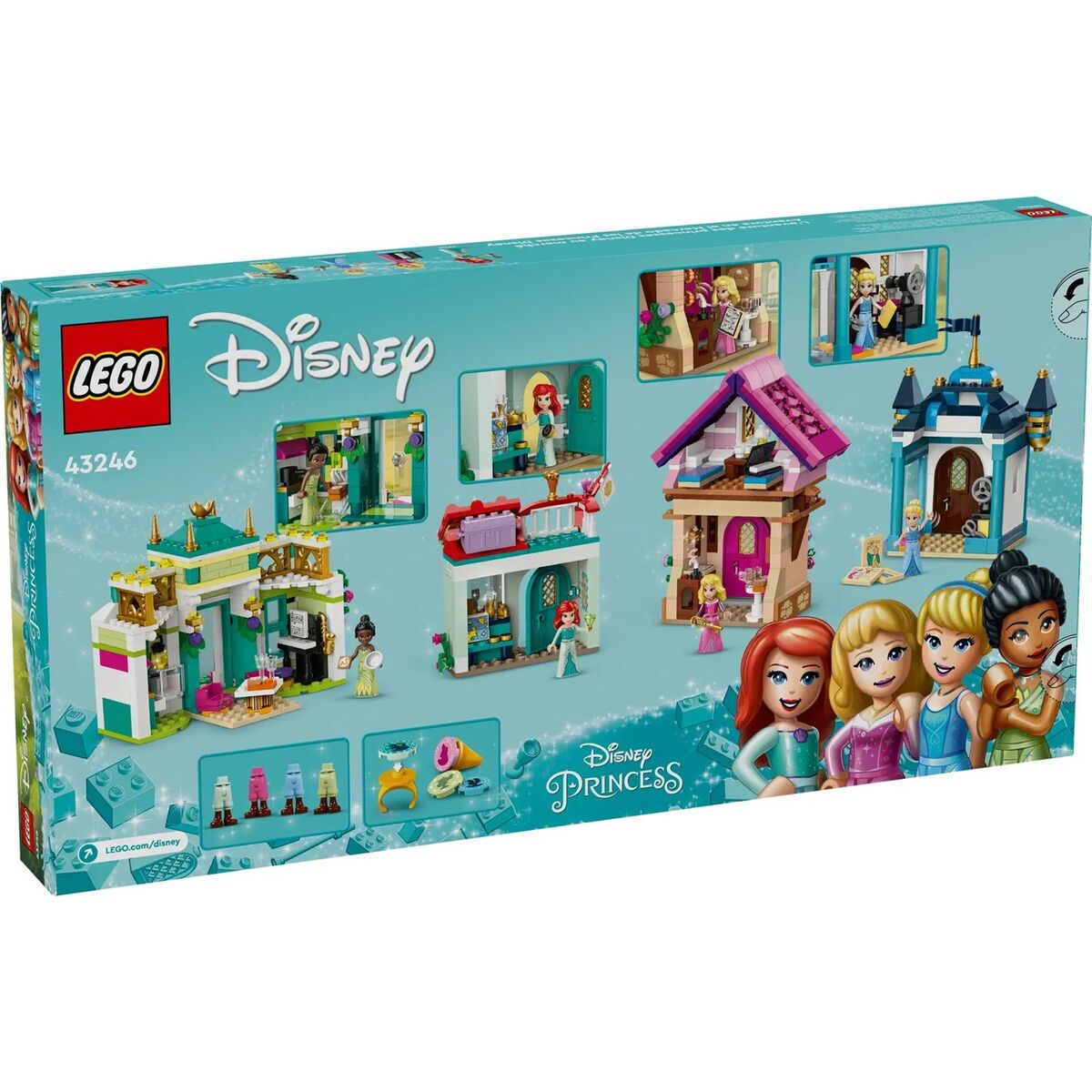 Playset Lego 43246 Disney Princess Market Adventure - Little Baby Shop