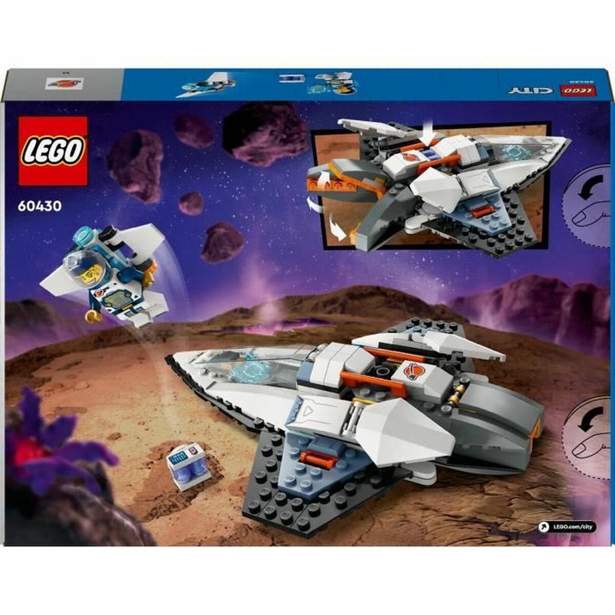 Playset Lego 60430 Interstellar Spaceship - Little Baby Shop