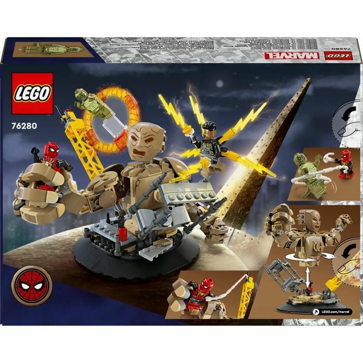 Playset Lego 76280 Spiderman vs. Sandman: Final Battle - Little Baby Shop