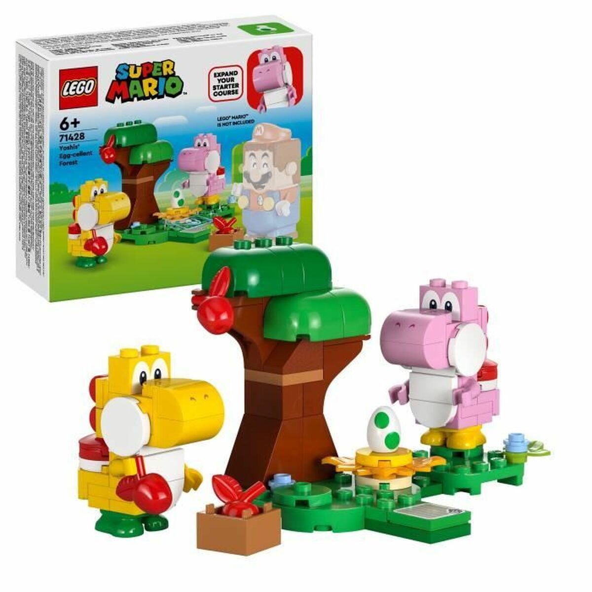 Playset Lego 71428 Expansion Set: Yoshi's Egg in the Forest - Little Baby Shop