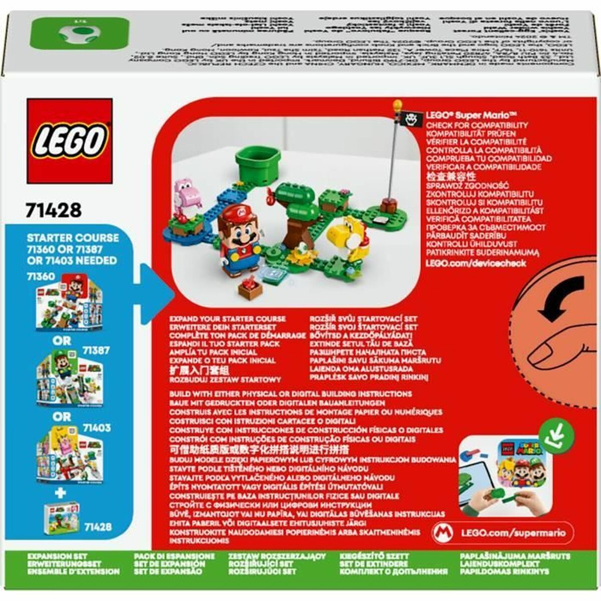 Playset Lego 71428 Expansion Set: Yoshi's Egg in the Forest - Little Baby Shop