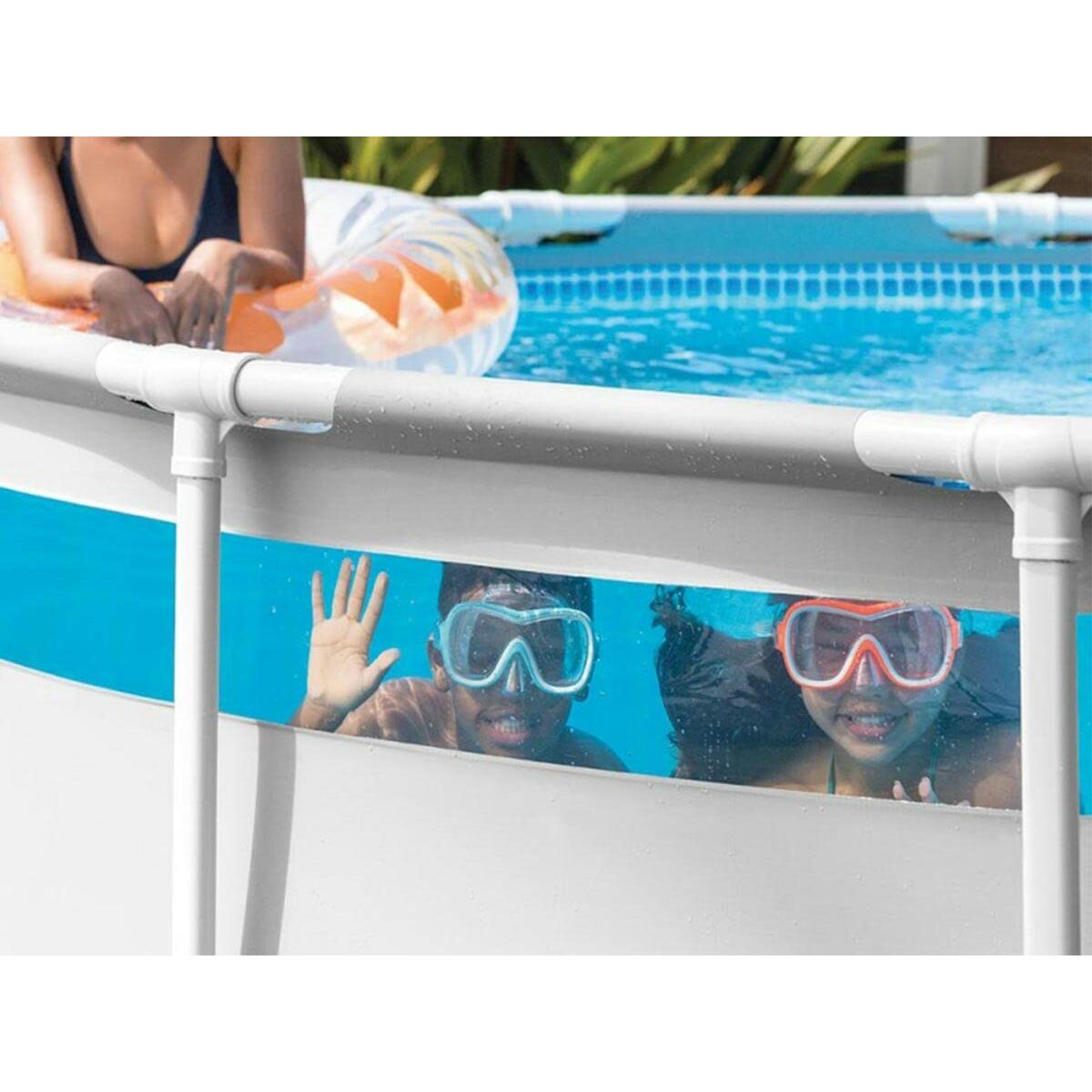 Detachable Pool Colorbaby Clearview Prism Frame 488 x 122 cm - Little Baby Shop