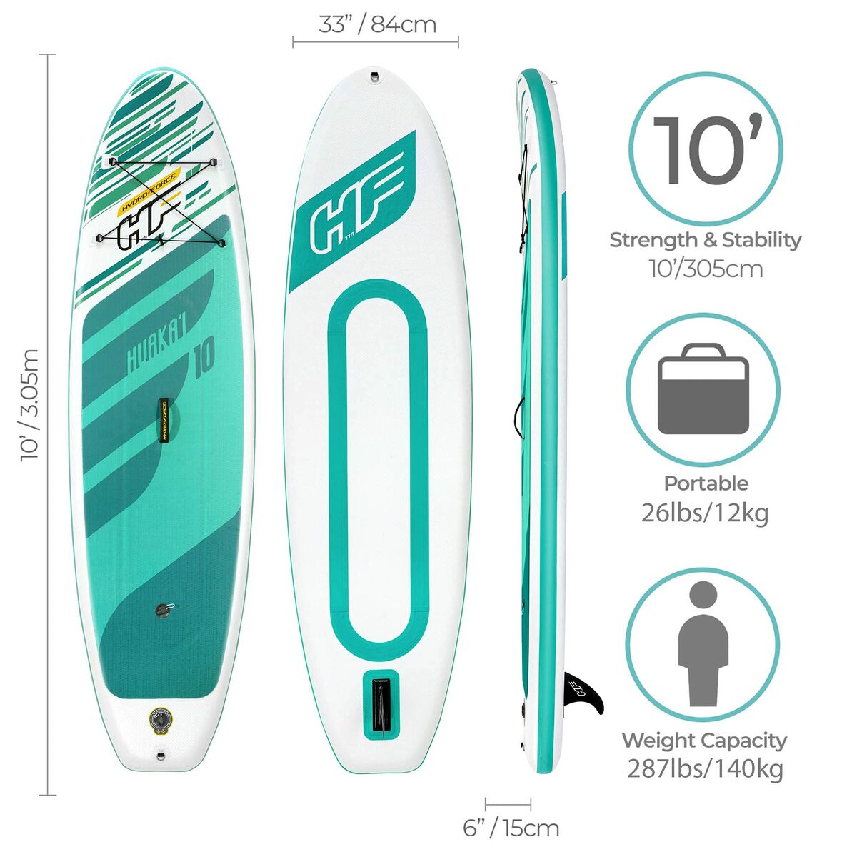 Paddle Surf Board Bestway  Hydro-Force Huaka'i Tech Multicolour - Little Baby Shop