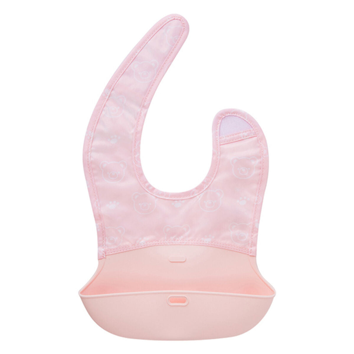 Bib Foldable Easy Light pink - Little Baby Shop