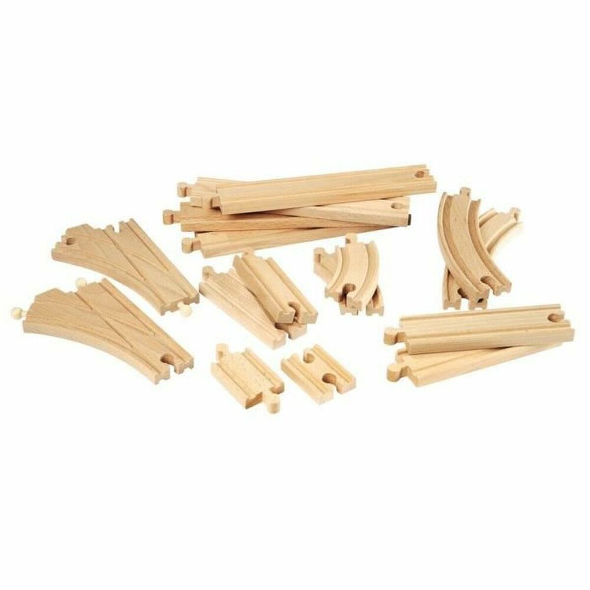 Train track Brio Intermediate Evolution Set Wood 16 Pieces - Little Baby Shop