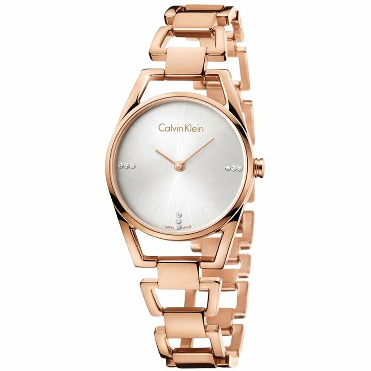 Ladies' Watch Calvin Klein DAINTY - 9 Diamonds (Ø 30 mm) - Little Baby Shop