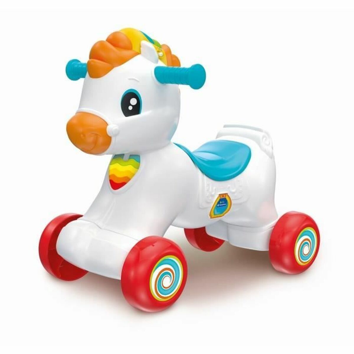 Rocking horse Clementoni Rocking horse and wheels (FR) - Little Baby Shop