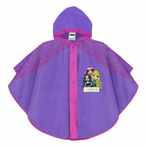 Waterproof Poncho with Hood Perletti Rainbow 3-6 years - Little Baby Shop