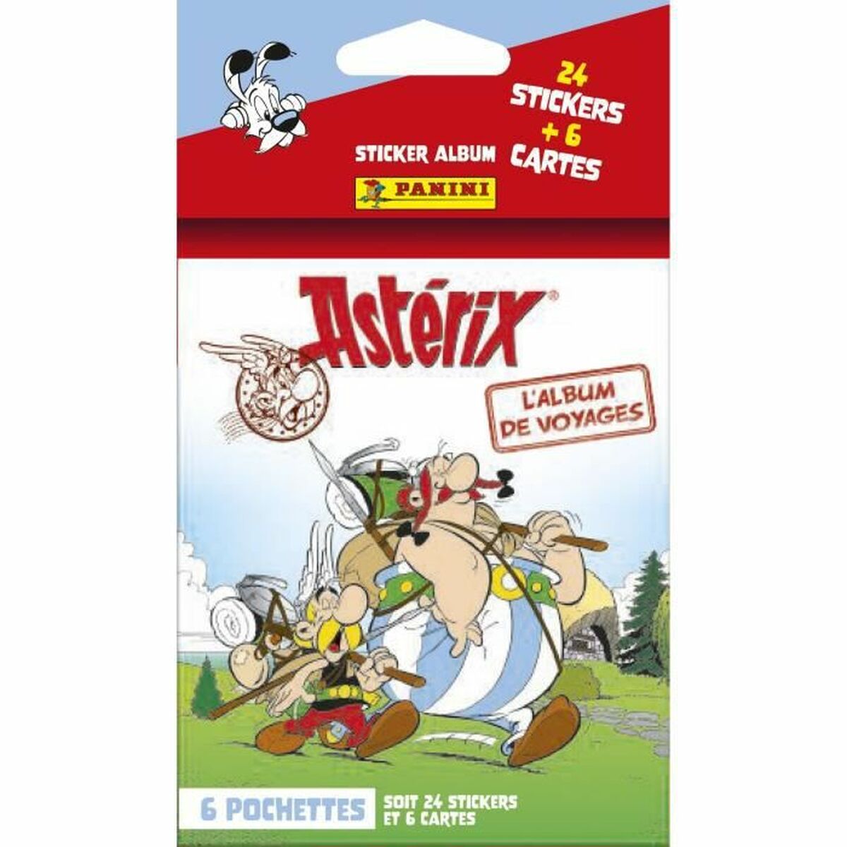 Pack of stickers Panini Astérix -  L'Album de Voyages 6 Envelopes - Little Baby Shop