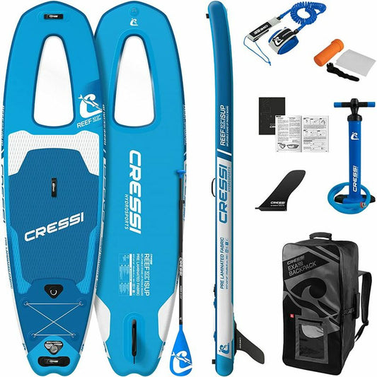 Paddle Surf Board Reef Window Cressi-Sub 10,2" Blue - Little Baby Shop