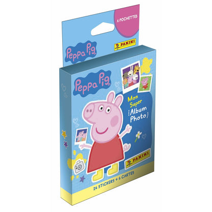 Pack of stickers Peppa Pig Photo Album Panini 6 Envelopes - Little Baby Shop