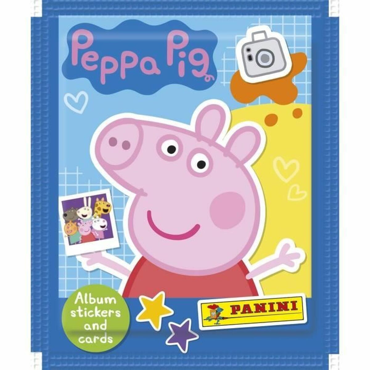 Pack of stickers Peppa Pig Photo Album Panini 6 Envelopes - Little Baby Shop