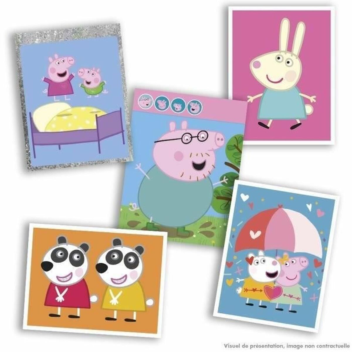 Pack of stickers Peppa Pig Photo Album Panini 6 Envelopes - Little Baby Shop