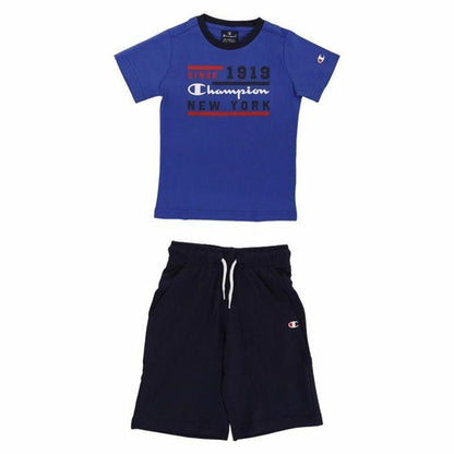 Children's Sports Outfit Champion Blue 2 Pieces - Little Baby Shop