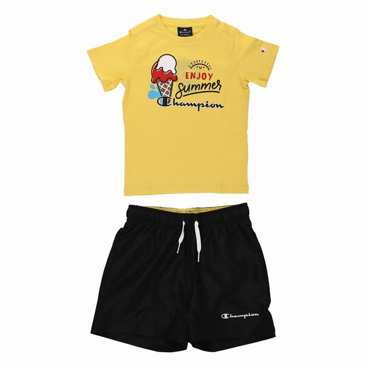 Children's Sports Outfit Champion Yellow 2 Pieces - Little Baby Shop