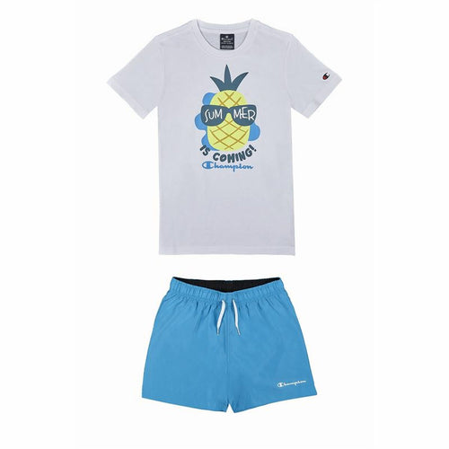 Children's Sports Outfit Champion White 2 Pieces - Little Baby Shop