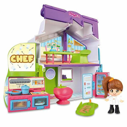 Playset Pinypon Chef & Stylist & High School 3-in-1 - Little Baby Shop