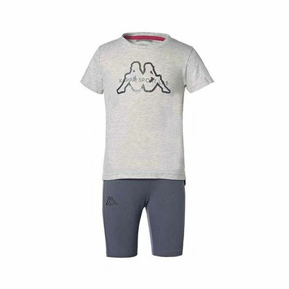 Children's Sports Outfit Kappa Grugliasco Off Grey - Little Baby Shop